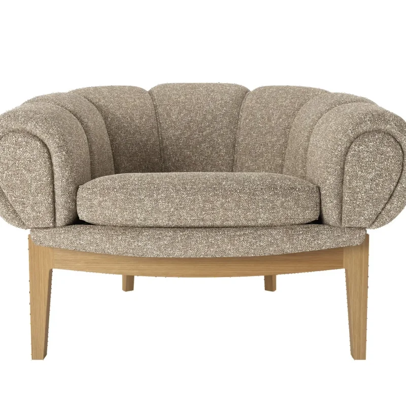 Croissant Lounge Chair - Gubi.dk w Mesmetric