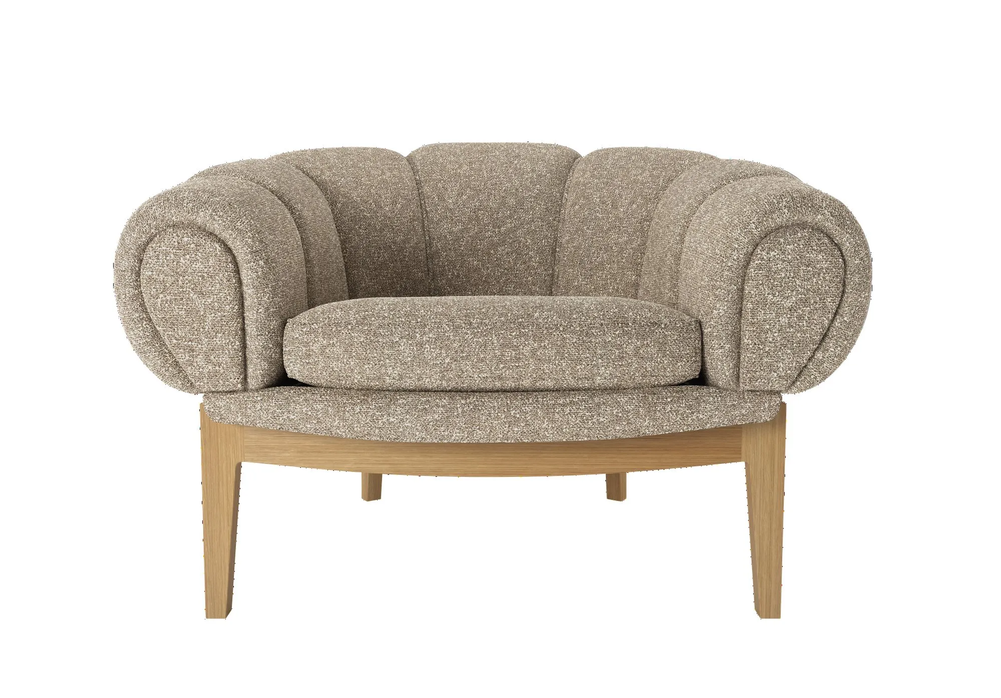 Croissant Lounge Chair - Gubi.dk w Mesmetric