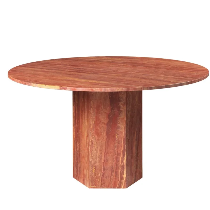 Epic dining table travertine - Gubi.dk w Mesmetric