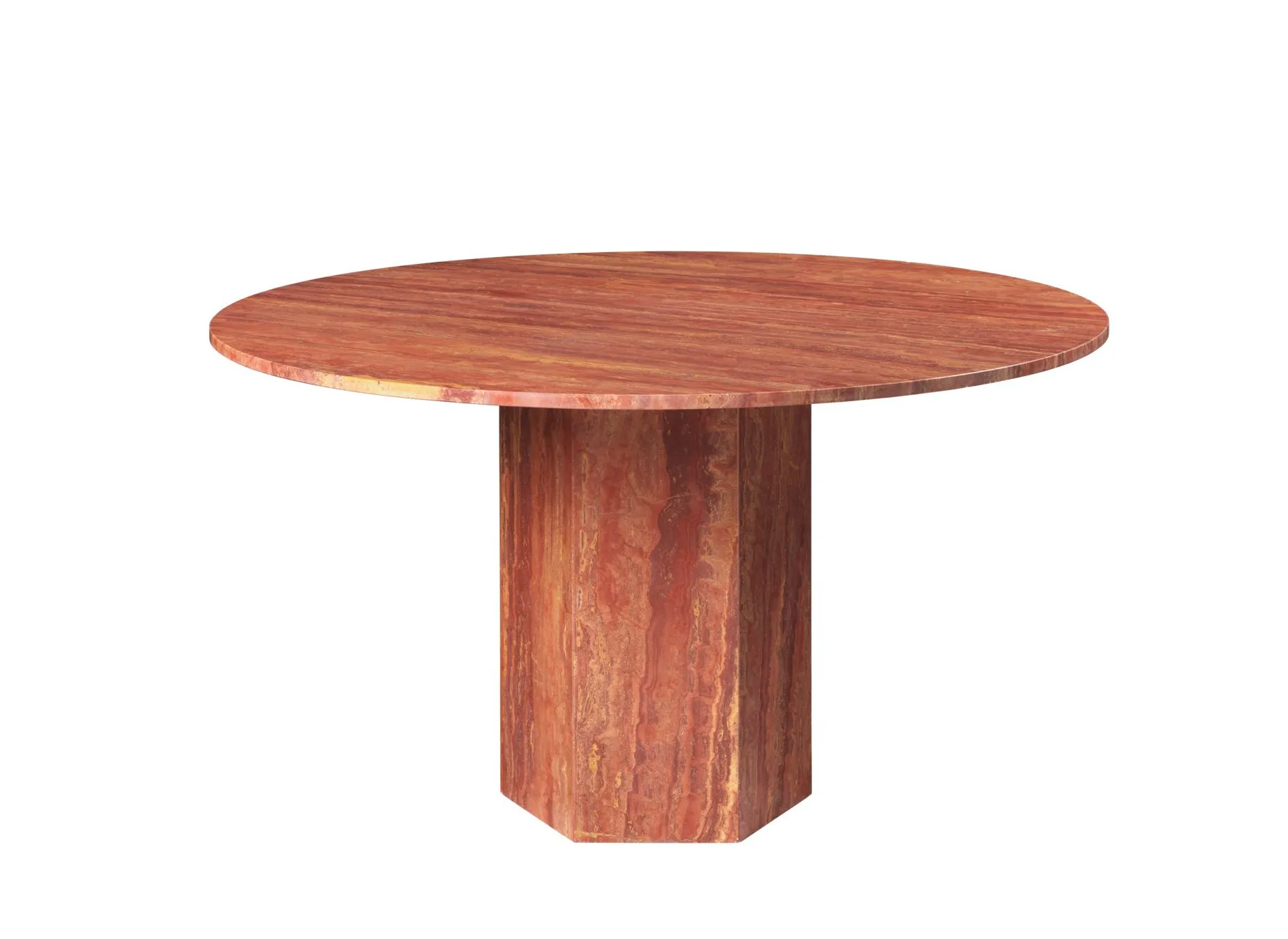 Epic dining table travertine - Gubi.dk w Mesmetric