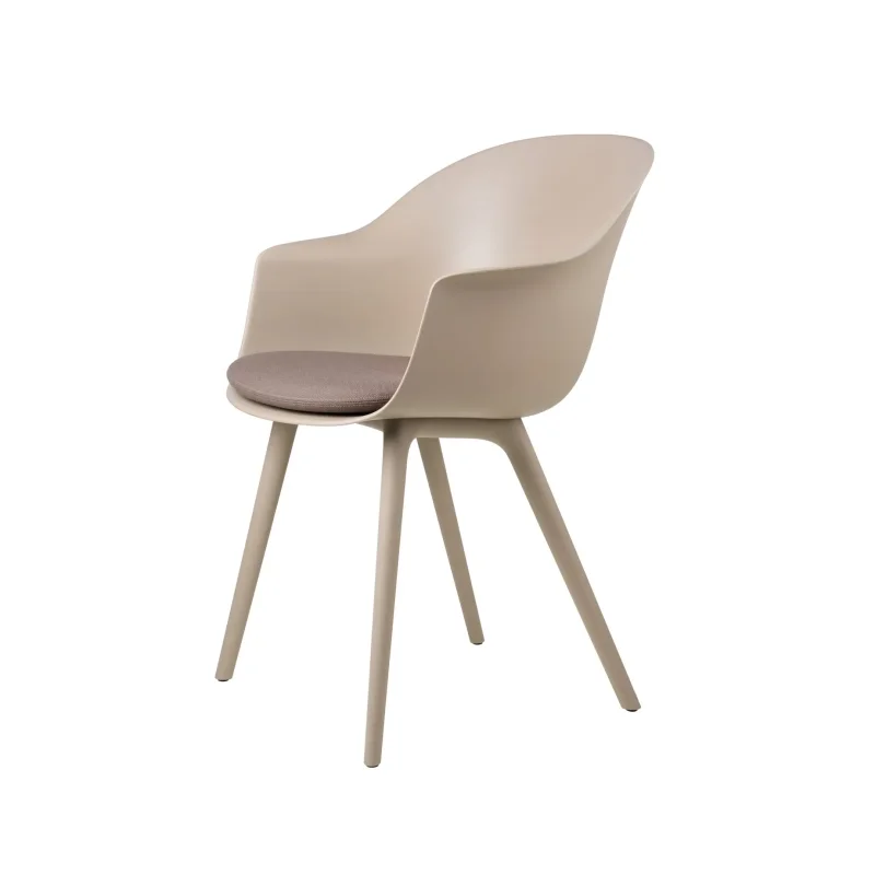 Bat dining plastic base outdoor – Gubi.dk at Mesmetric