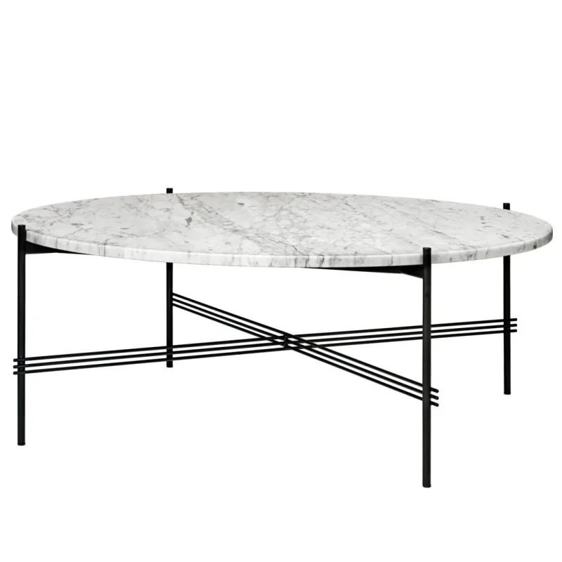 Ts coffee table round - Gubi.dk w Mesmetric