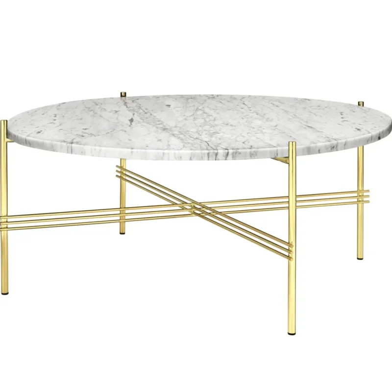 Ts coffee table round - Gubi.dk w Mesmetric