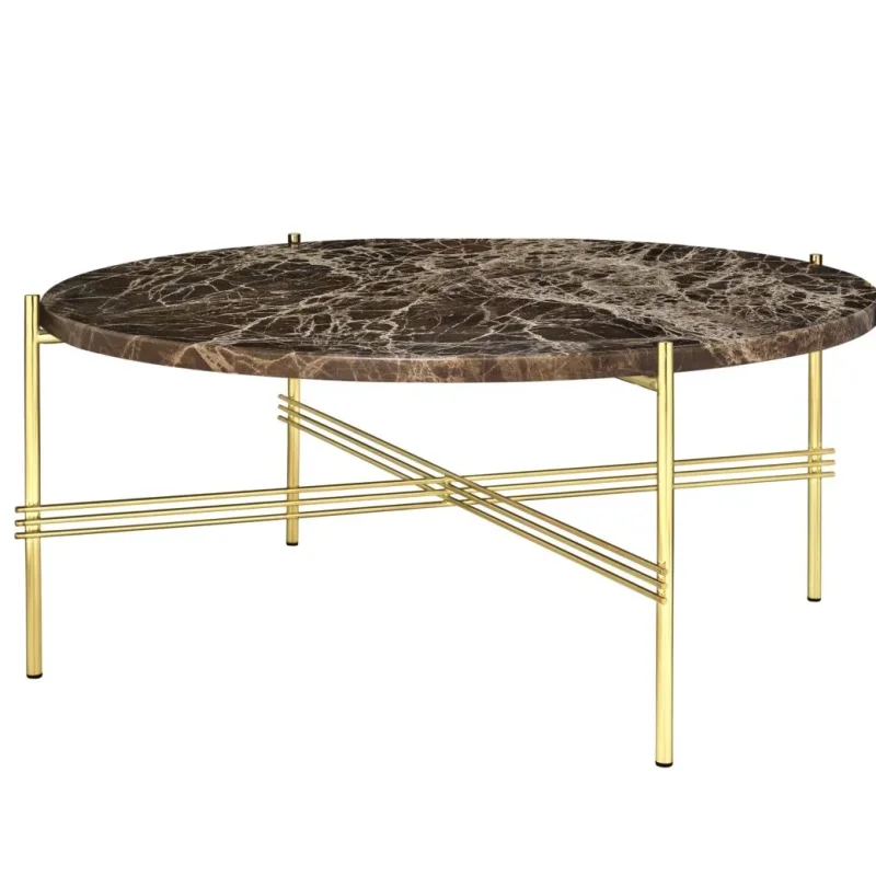 Ts coffee table round - Gubi.dk w Mesmetric