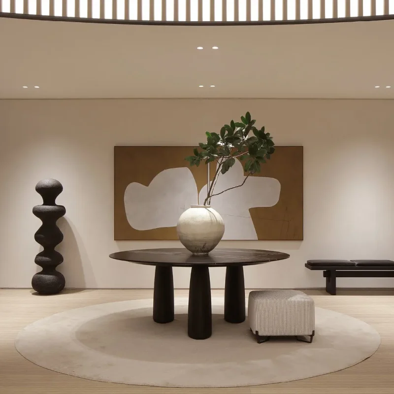 Monolith Table Round - Poliform w Mesmetric