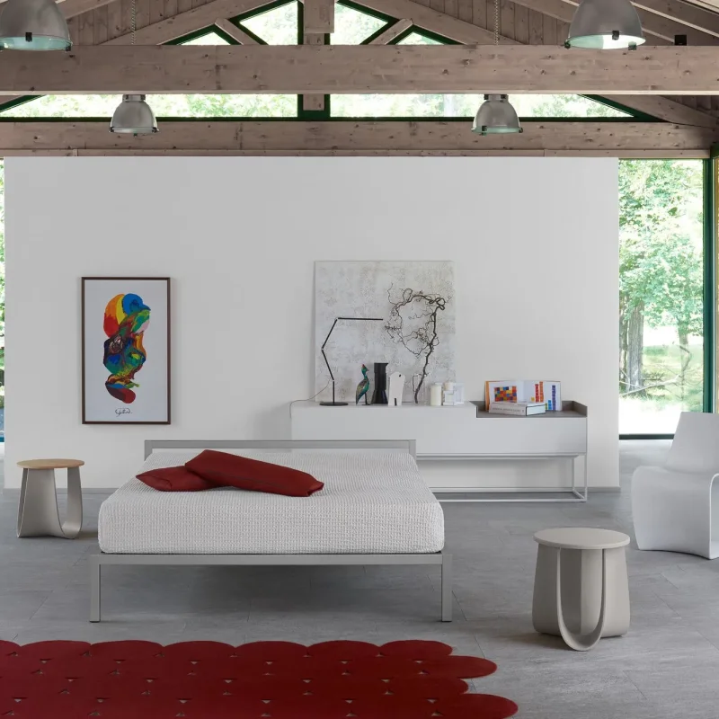Aluminium Bed - MDF Italia w Mesmetric