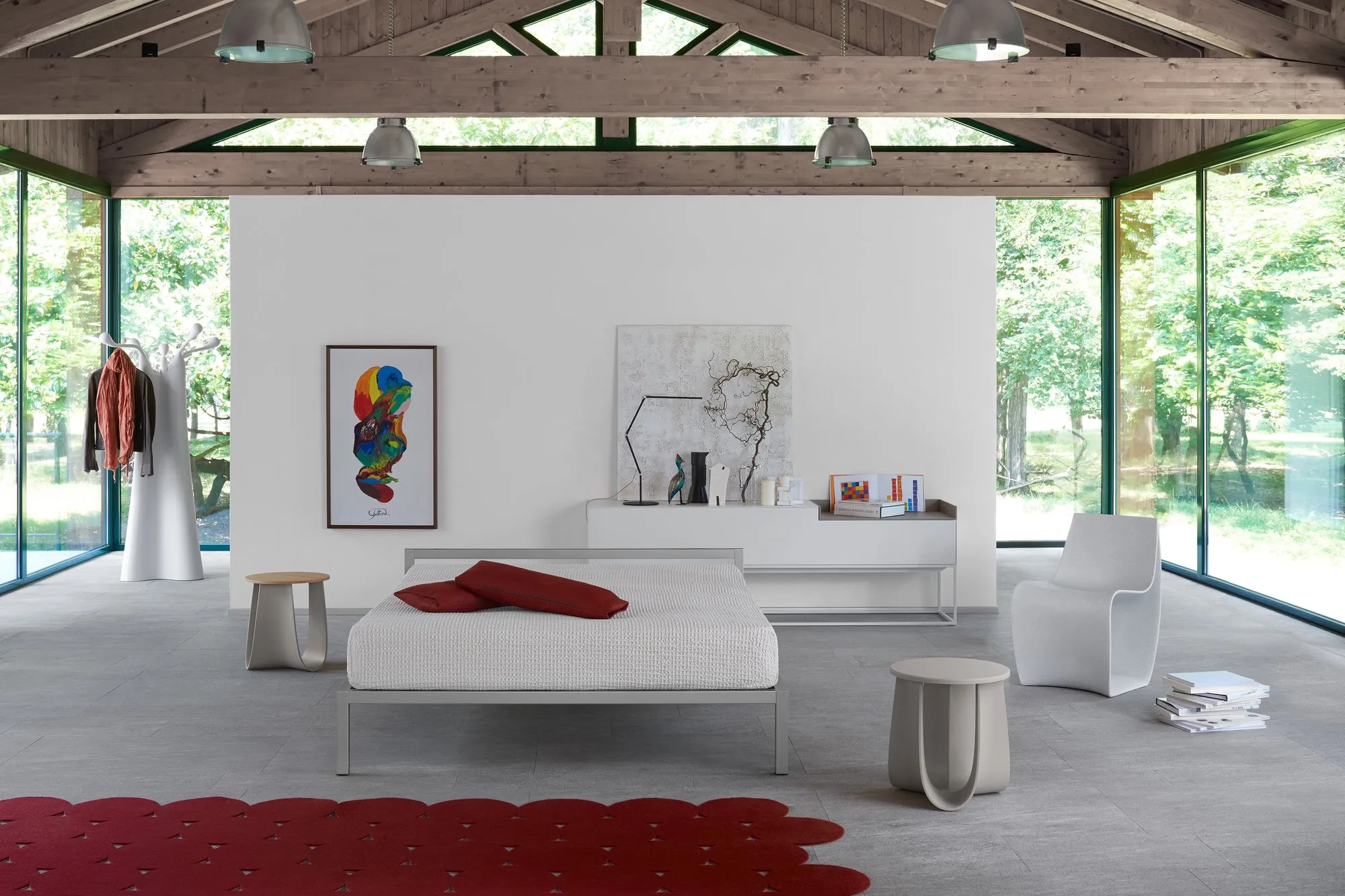 Aluminium Bed - MDF Italia w Mesmetric
