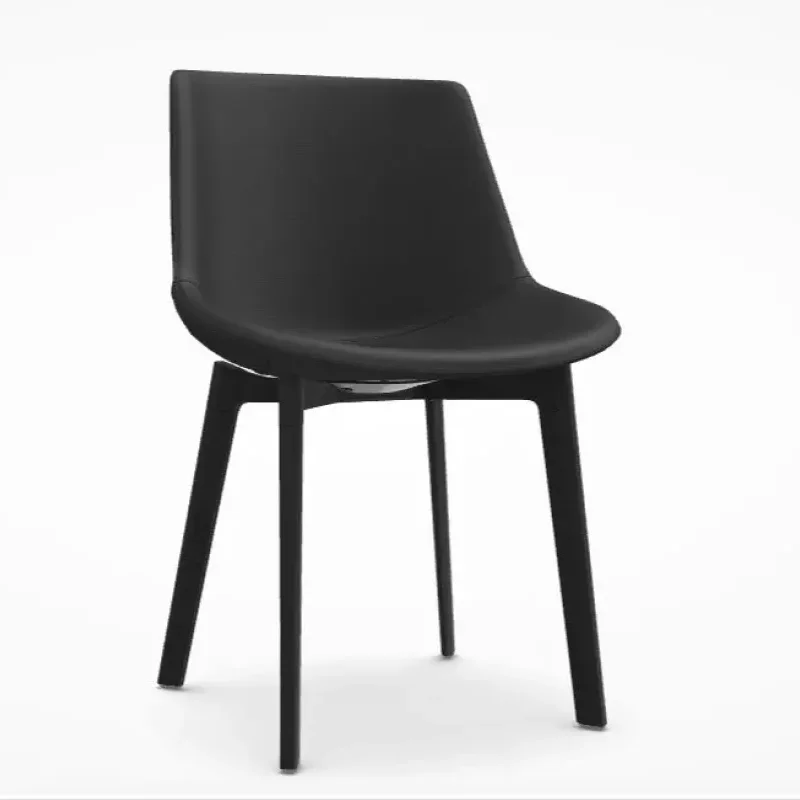 Flow Leather 4-legged Steel Cross Base