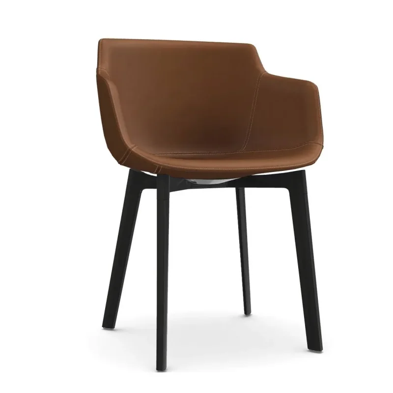Flow Slim Leather 4-legged Cross Base