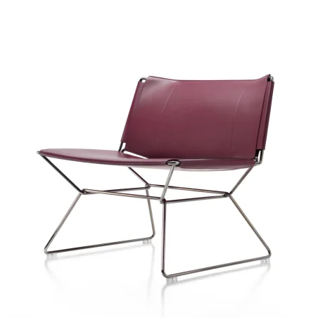 Neil Leather Armchair - MDF Italia w Mesmetric
