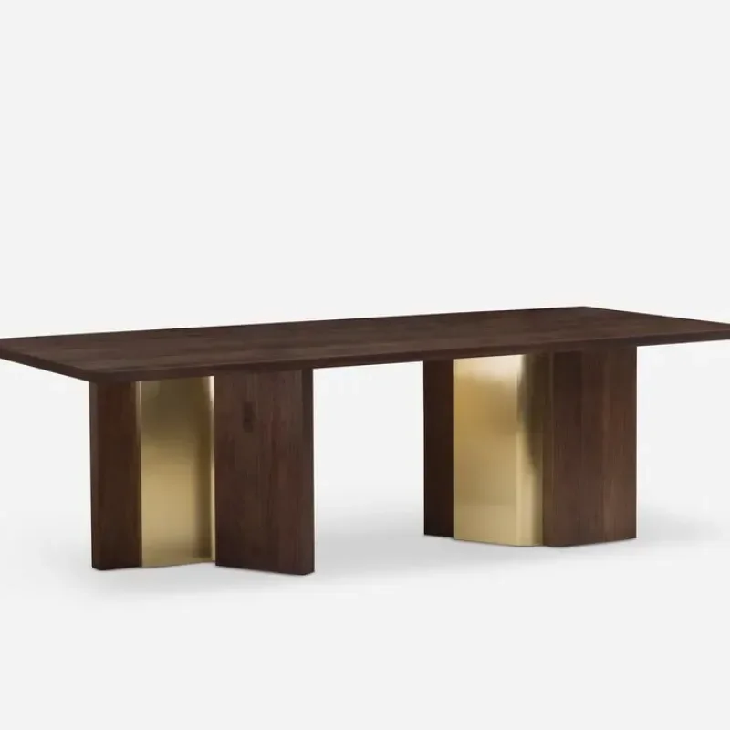 170B Izar Dining Table With Brass