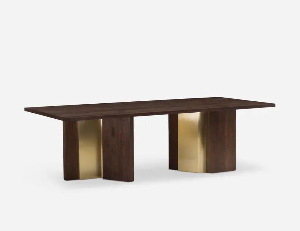 170B Izar Dining Table With Brass