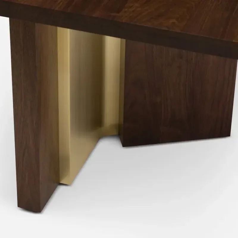 170B Izar Dining Table With Brass