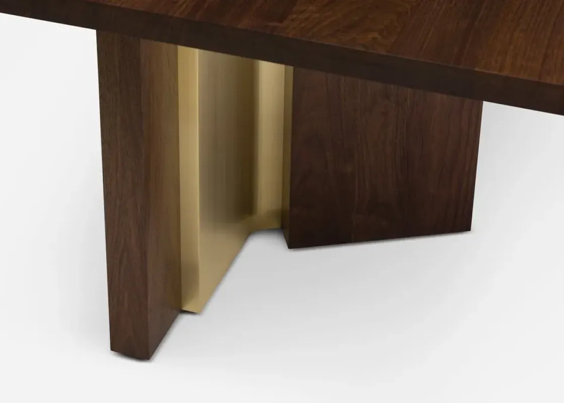 170B Izar Dining Table With Brass