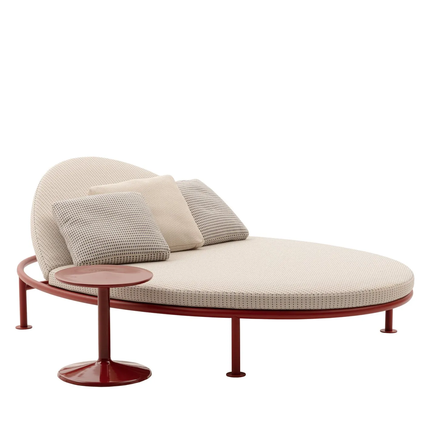Borea Oval Sunbed Outdoor - B&B Italia Outdoor w Mesmetric