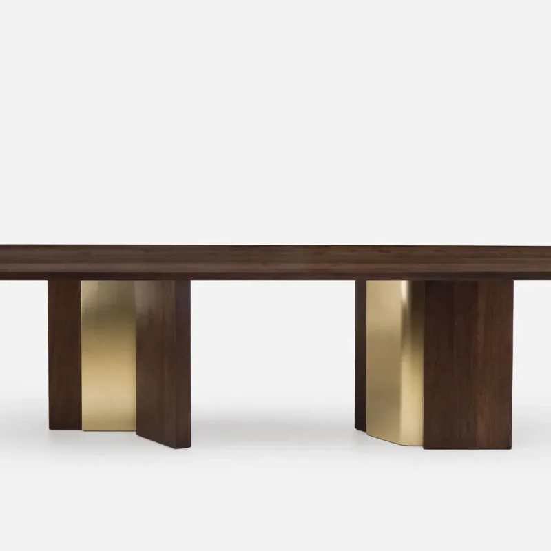 170B Izar Dining Table With Brass