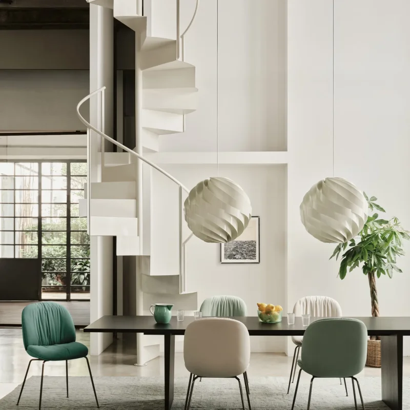Beetle Soft Dining Fully Upholstered – Gubi.dk at Mesmetric