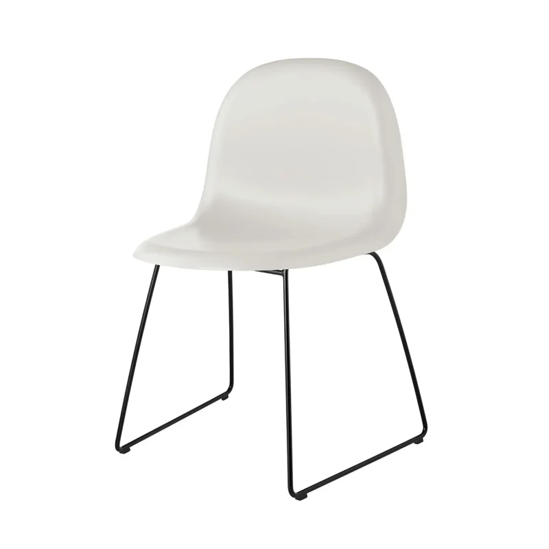 Gubi 3D Dining Sledge-Base Plastic - Gubi.dk w Mesmetric