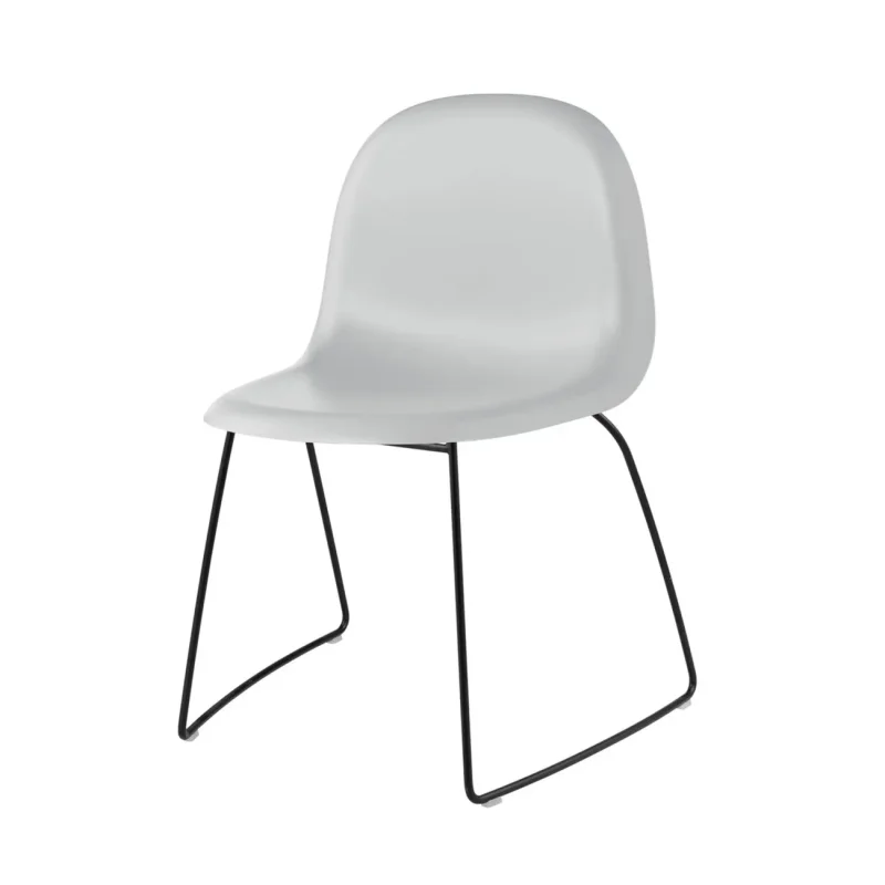 Gubi 3D Dining Sledge-Base Plastic - Gubi.dk w Mesmetric