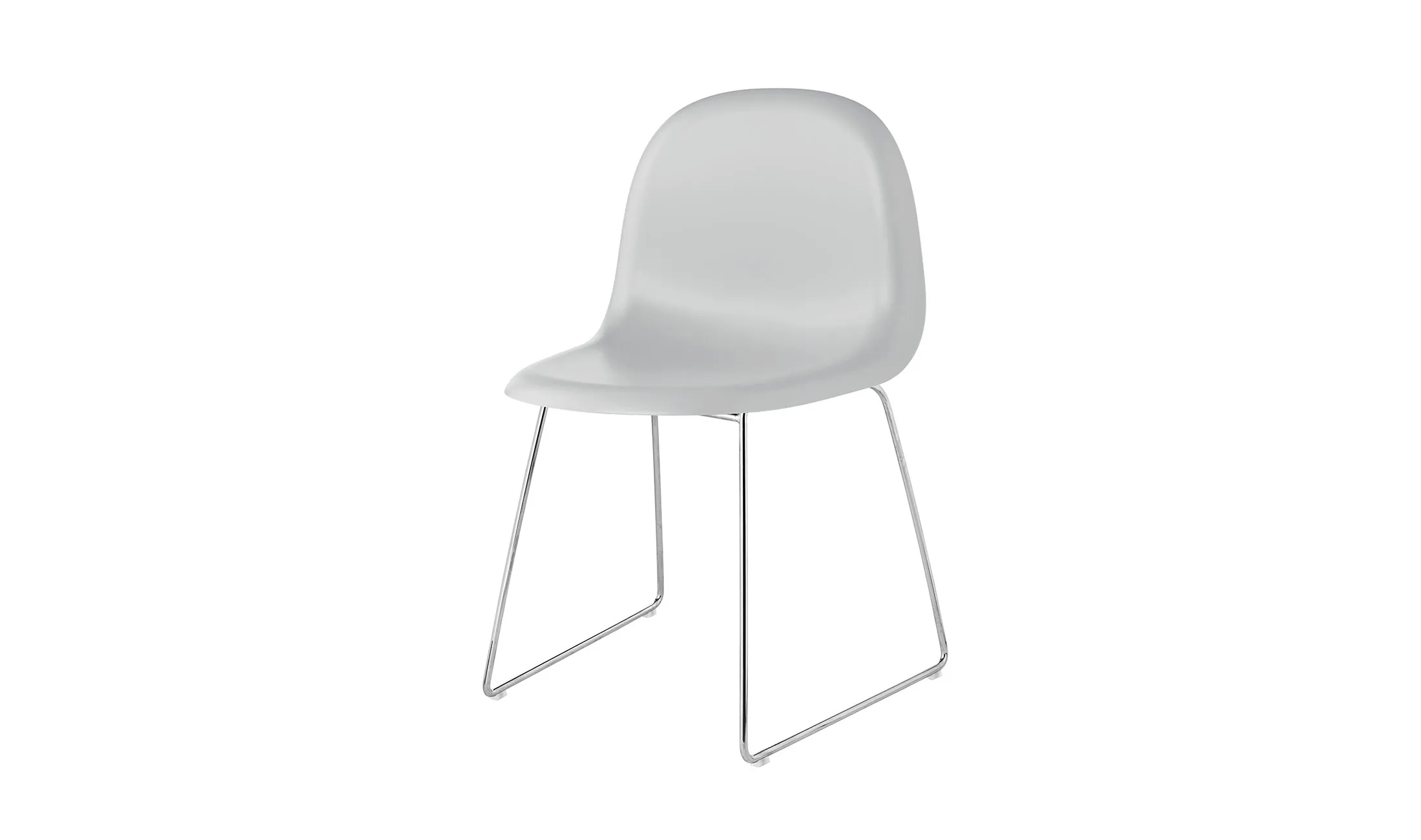 Gubi 3D Dining Sledge-Base Plastic - Gubi.dk w Mesmetric
