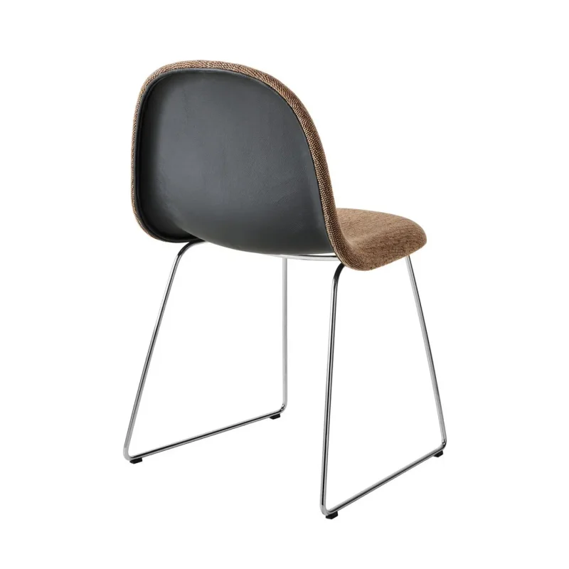 Gubi 3D Dining Sledge-Base Front Upholstered – Gubi.dk at Mesmetric