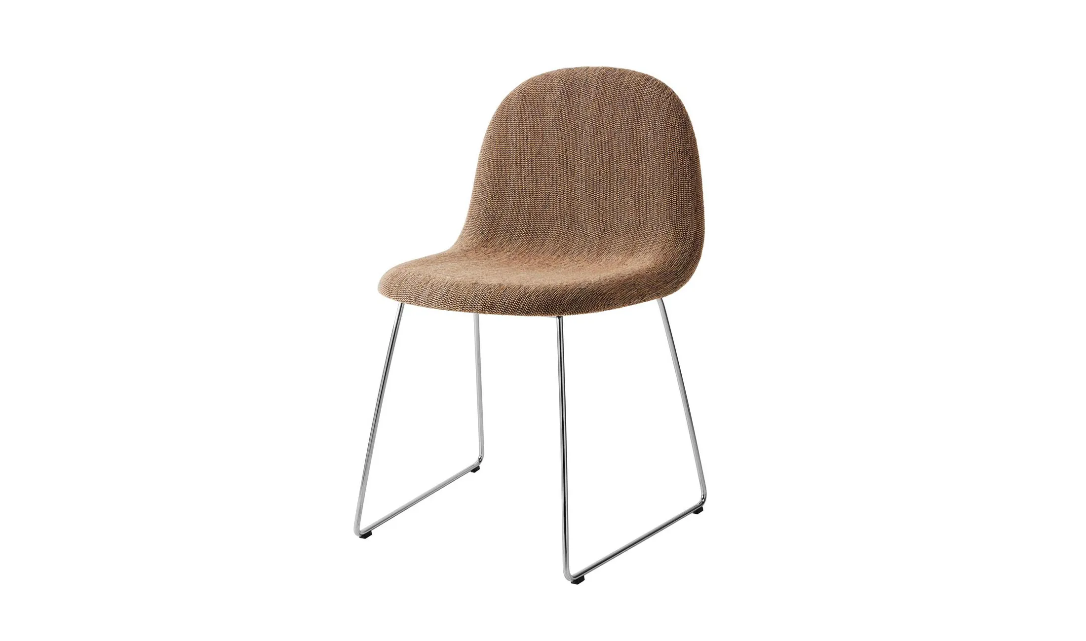 Gubi 3D Dining Sledge-Base Front Upholstered – Gubi.dk at Mesmetric