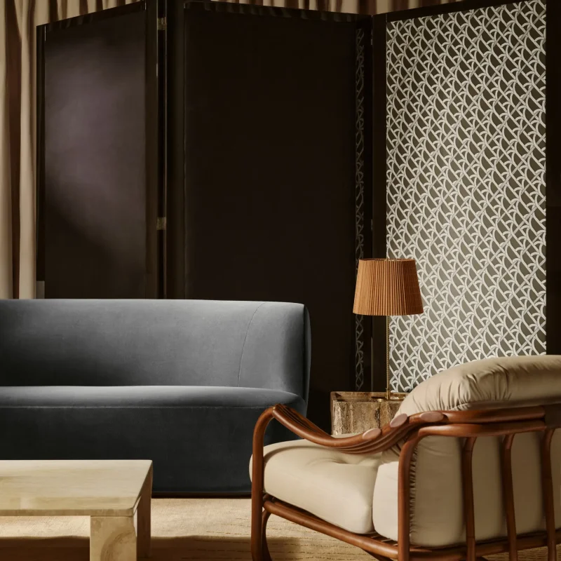 Poltrona Tria Lounge Chair – Gubi.dk at Mesmetric