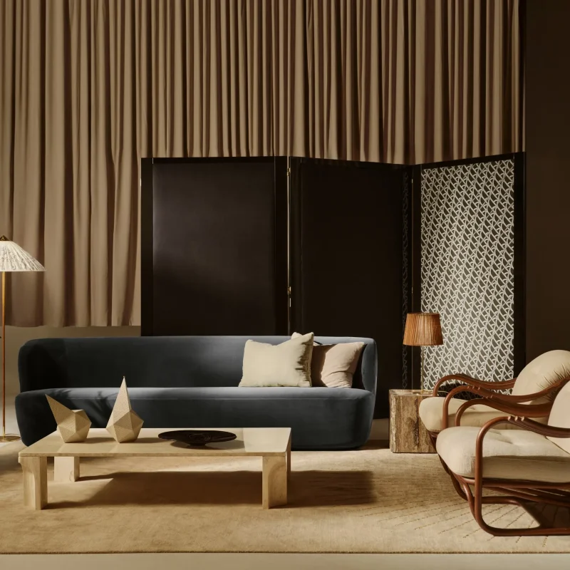 Poltrona Tria Lounge Chair – Gubi.dk at Mesmetric