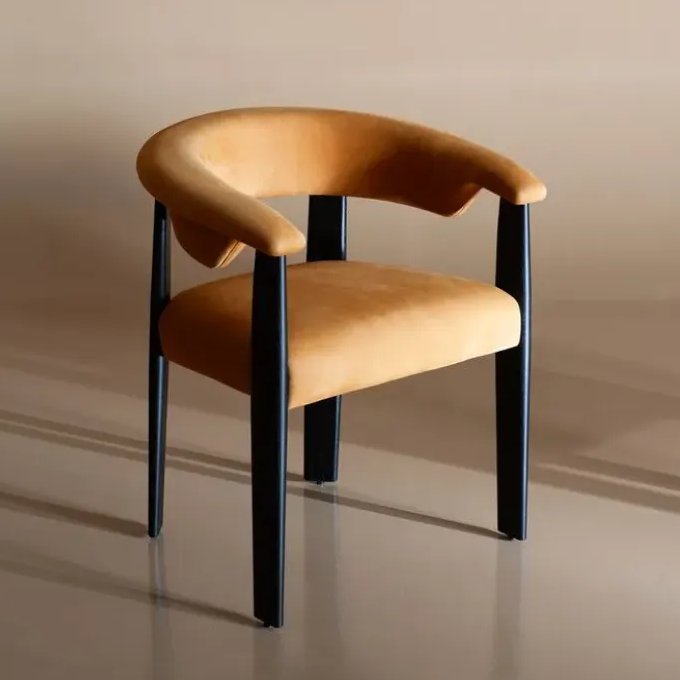 Afra Upholstered Back - Baxter w Mesmetric