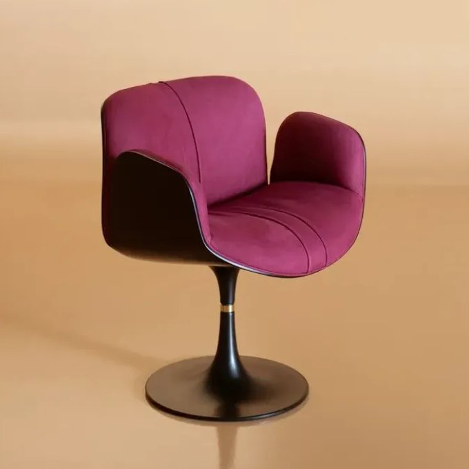 Marilyn Revolving Armchair - Baxter w Mesmetric
