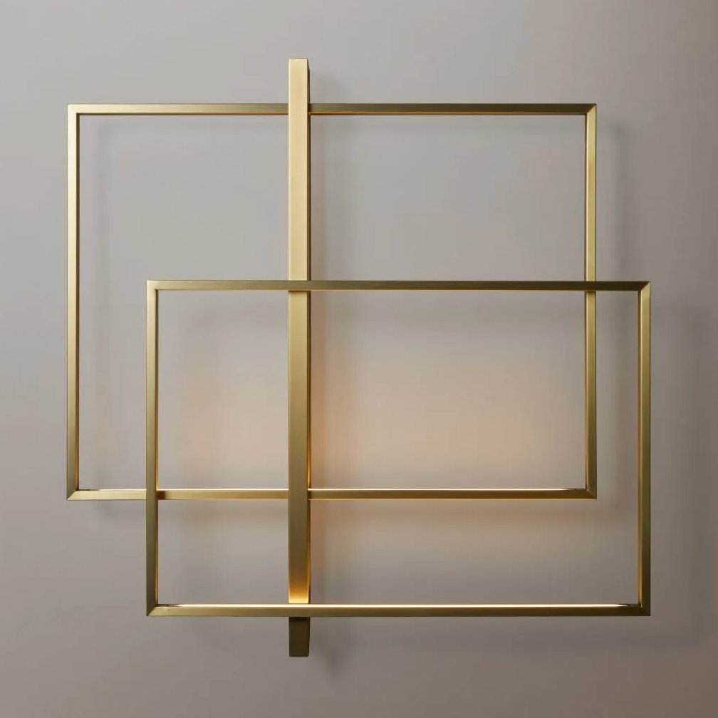 Mondrian led wall double