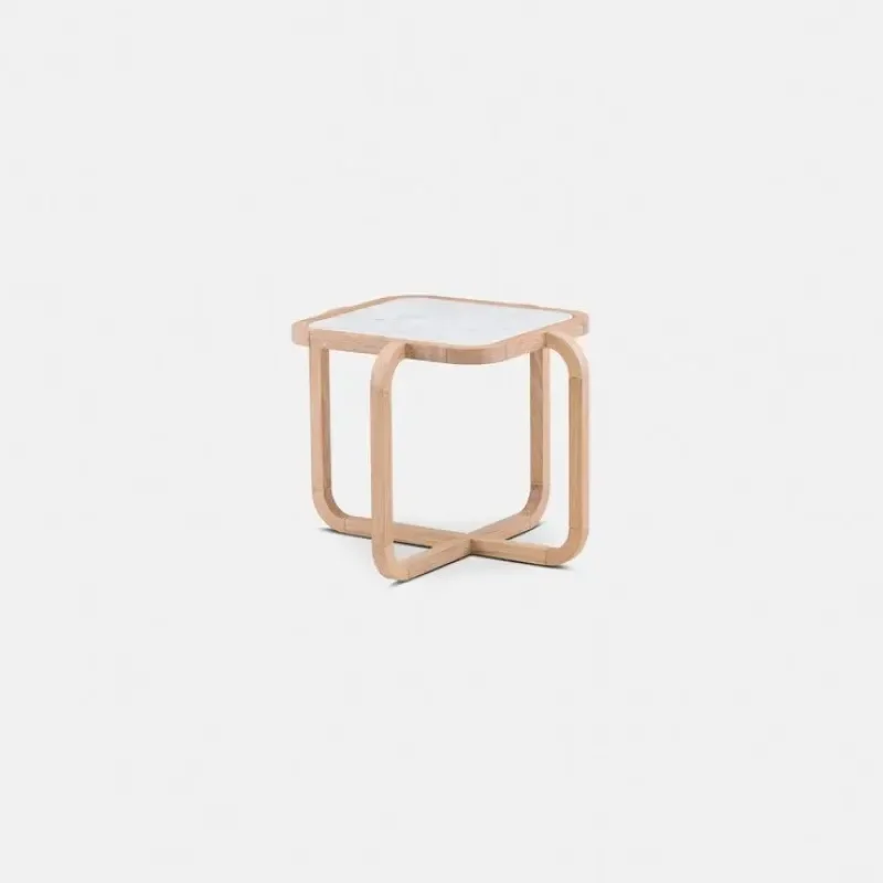 176M Alpha Side Tables Stone - De La Espada w Mesmetric