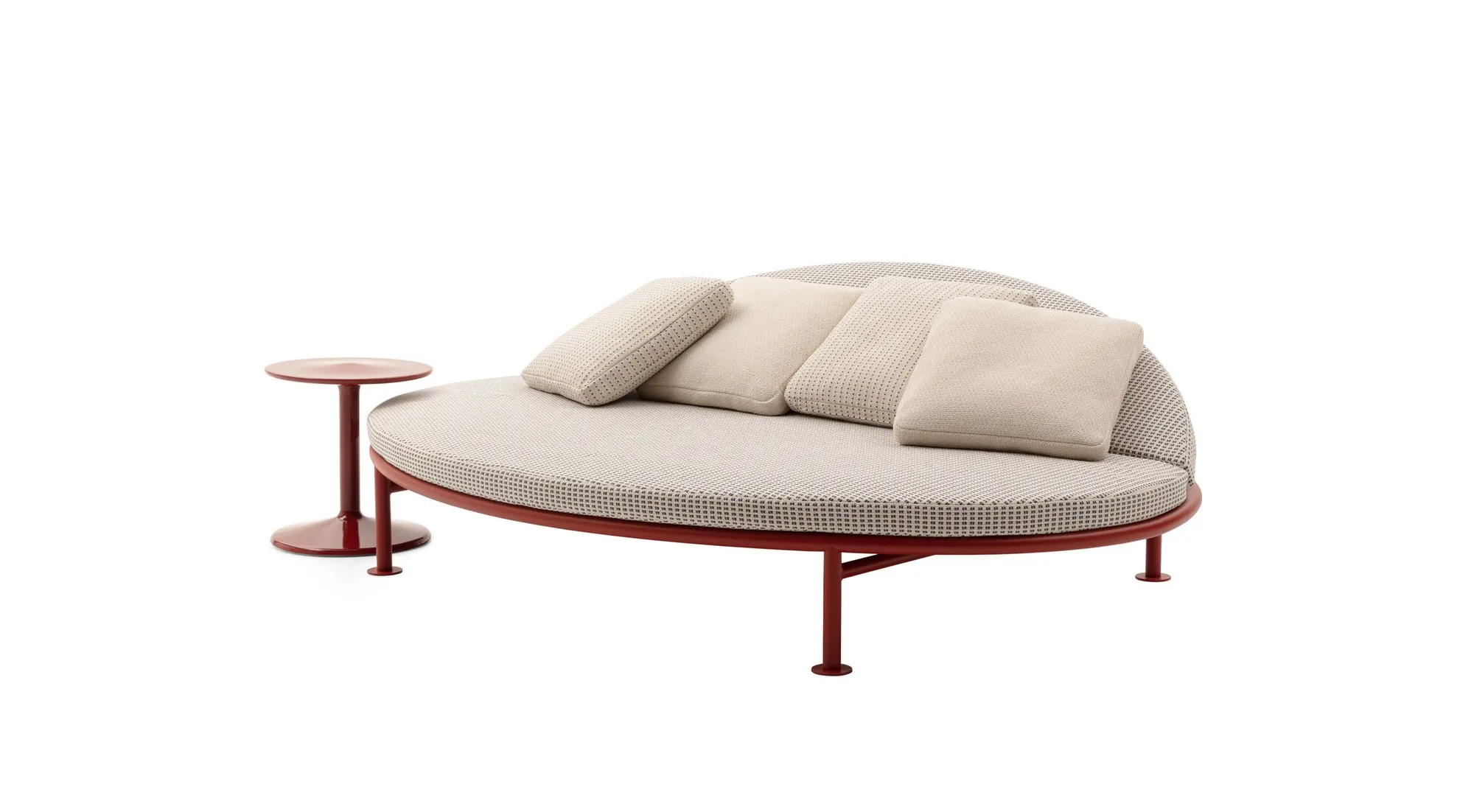 Borea Oval Sunbed Outdoor - B&B Italia Outdoor w Mesmetric