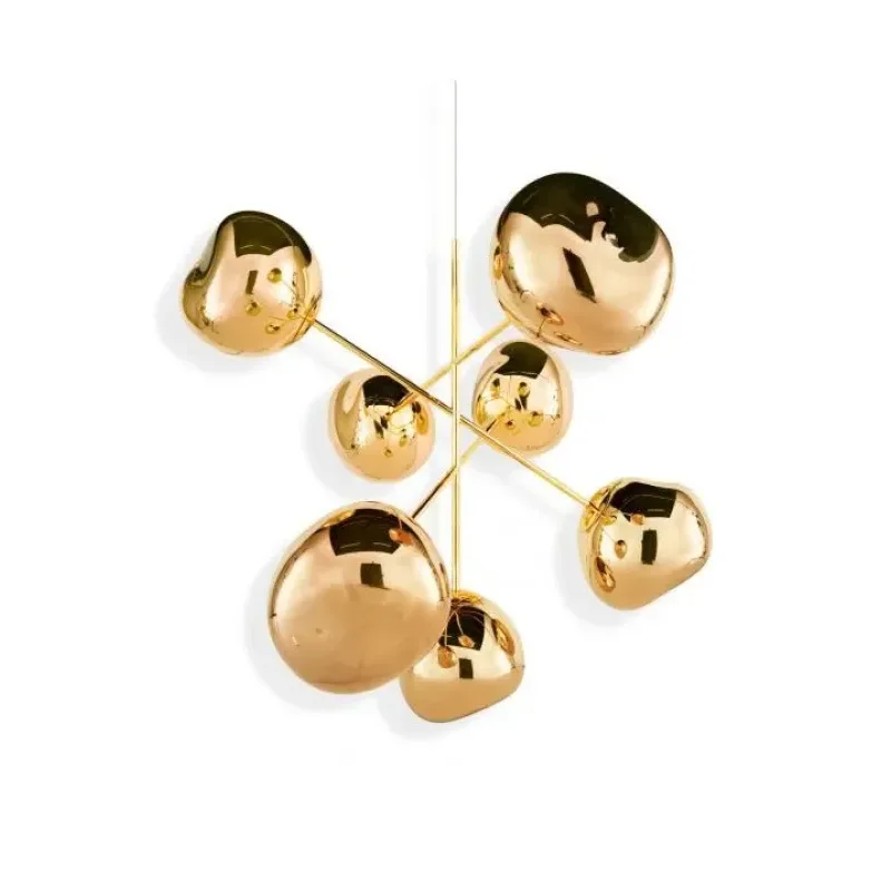 Melt Chandelier Large LED Gold - Tom Dixon w Mesmetric