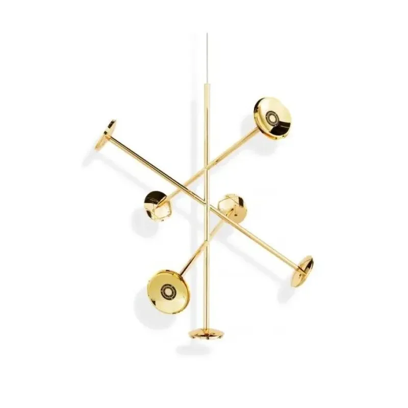 Melt Chandelier Large LED Gold - Tom Dixon w Mesmetric