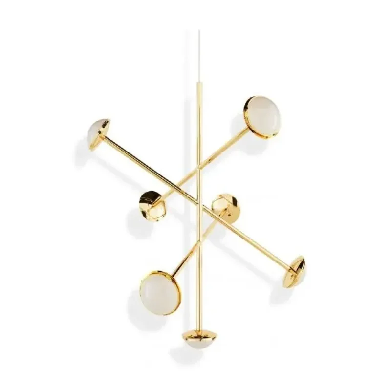 Melt Chandelier Large LED Gold - Tom Dixon w Mesmetric