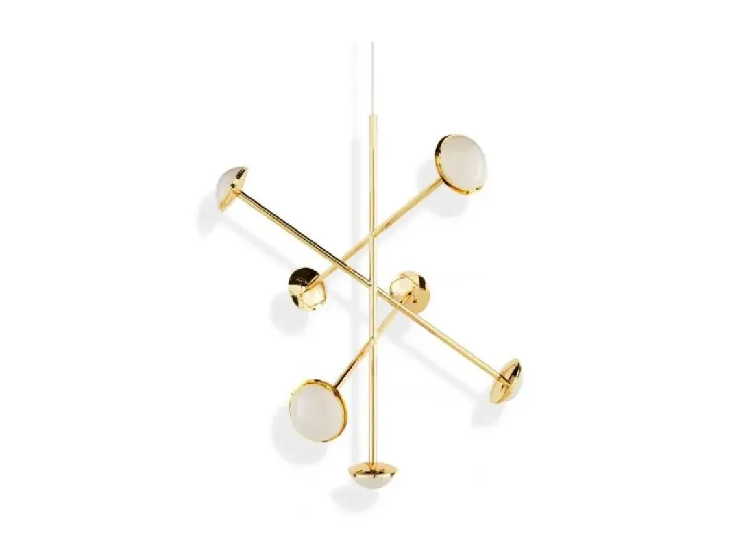 Melt Chandelier Large LED Gold - Tom Dixon w Mesmetric