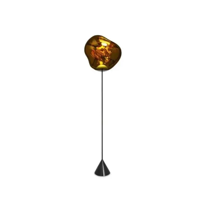Melt Cone Slim Floor Gold - Tom Dixon w Mesmetric
