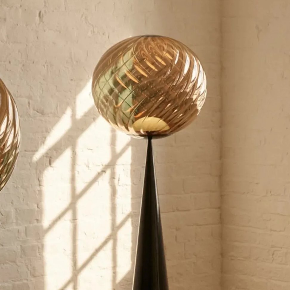 Whirl Fat Cone Floor Gold - Tom Dixon w Mesmetric