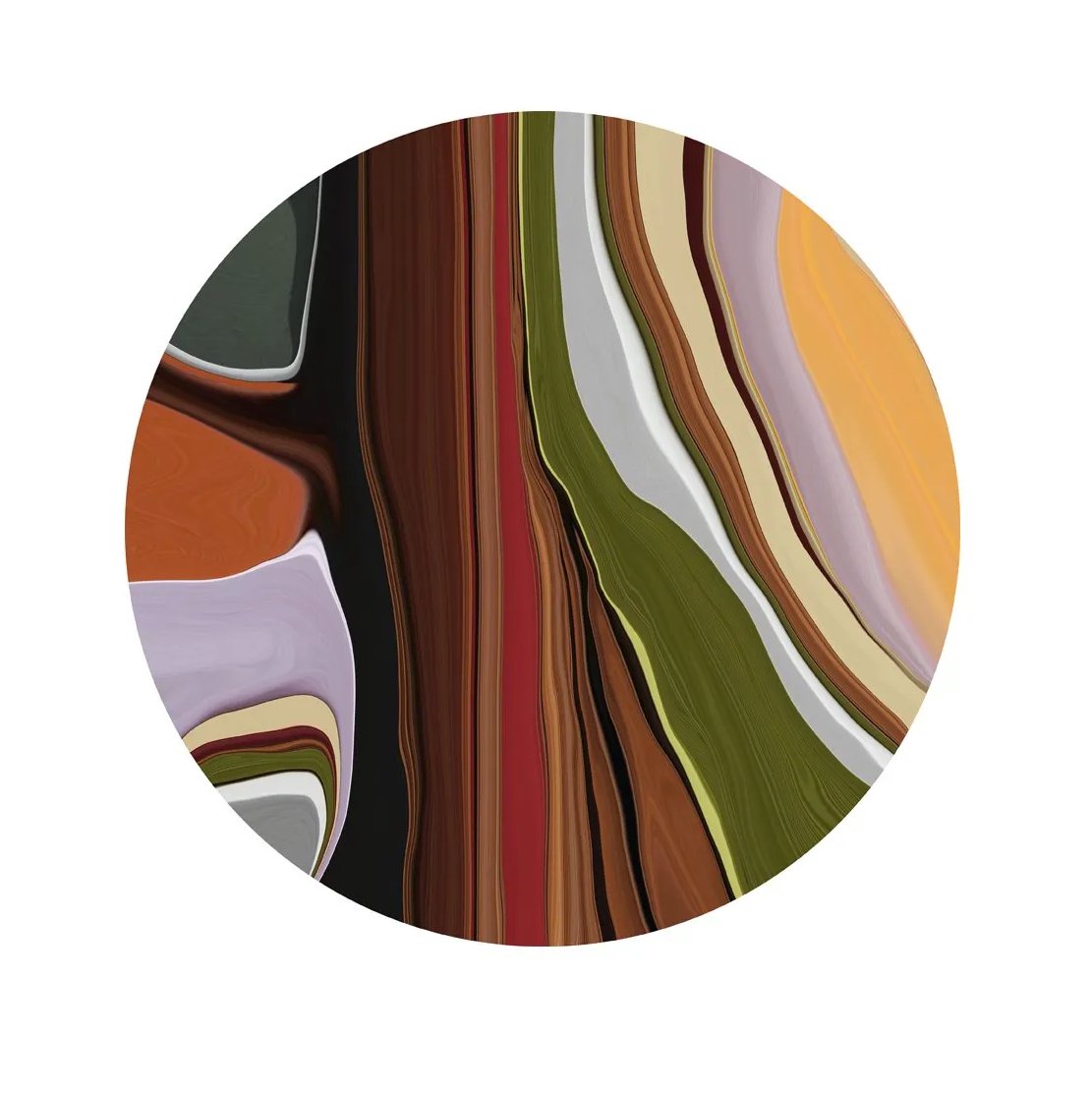 Liquid Layers Round – Moooi Carpets at Mesmetric