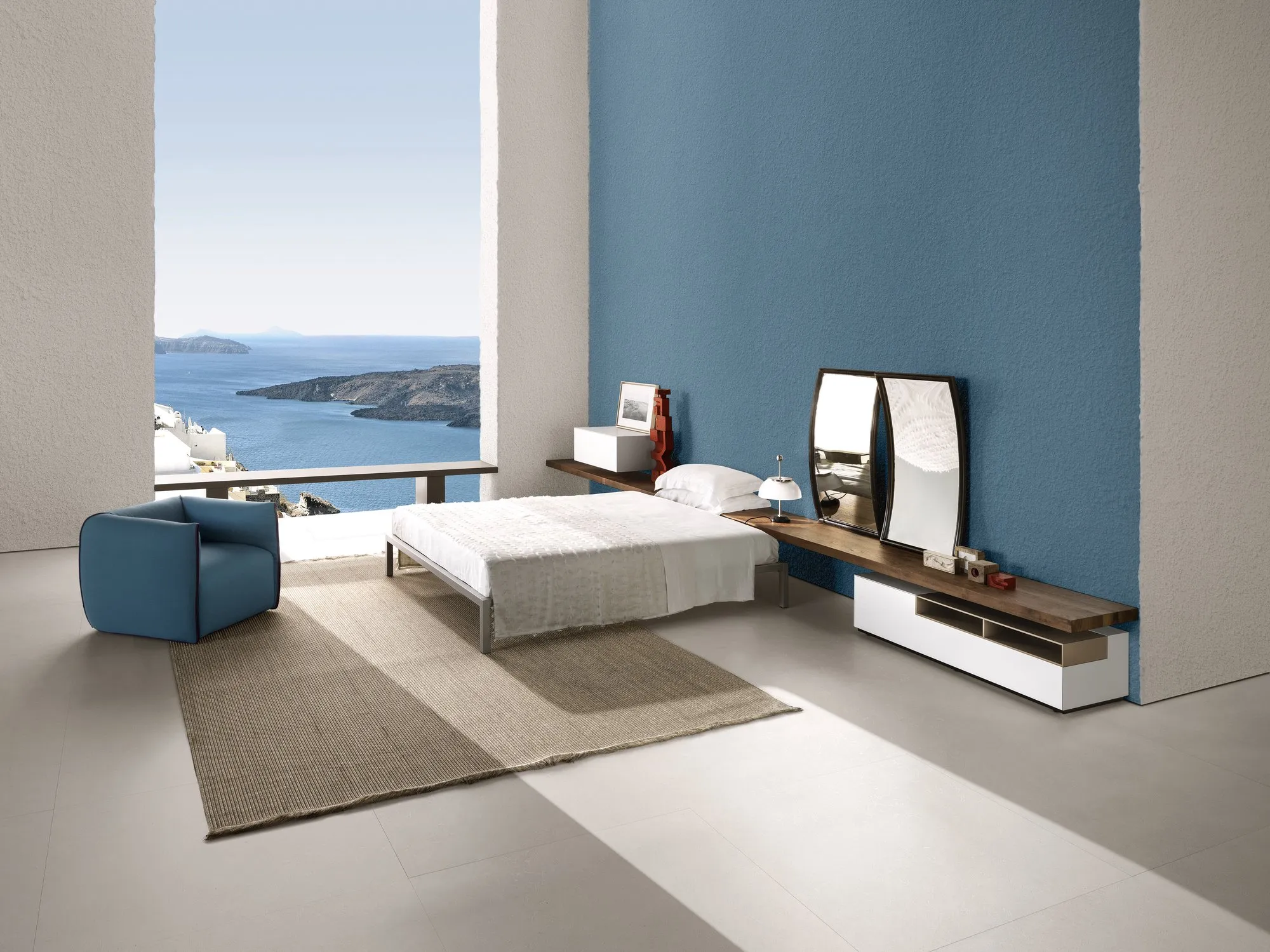 Aluminium Bed - MDF Italia w Mesmetric