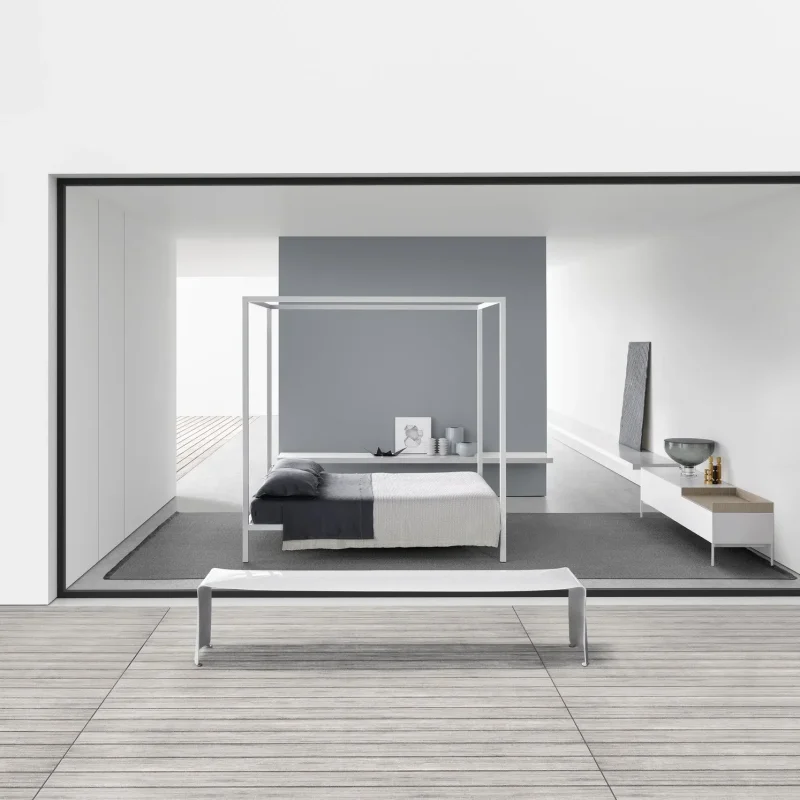 Aluminium Bed - MDF Italia w Mesmetric