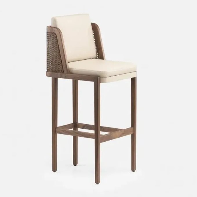272P/T Throne Bar Stool Rattan – De La Espada at Mesmetric