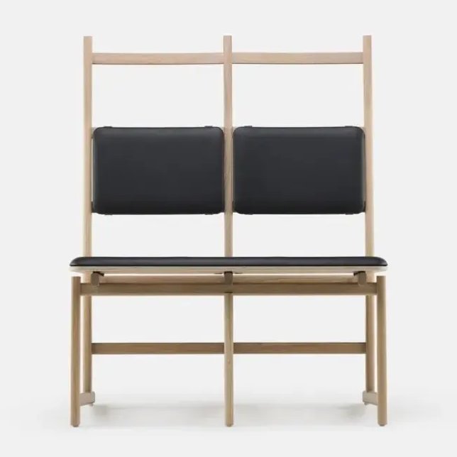 763SB Shaker Bench Upholstered