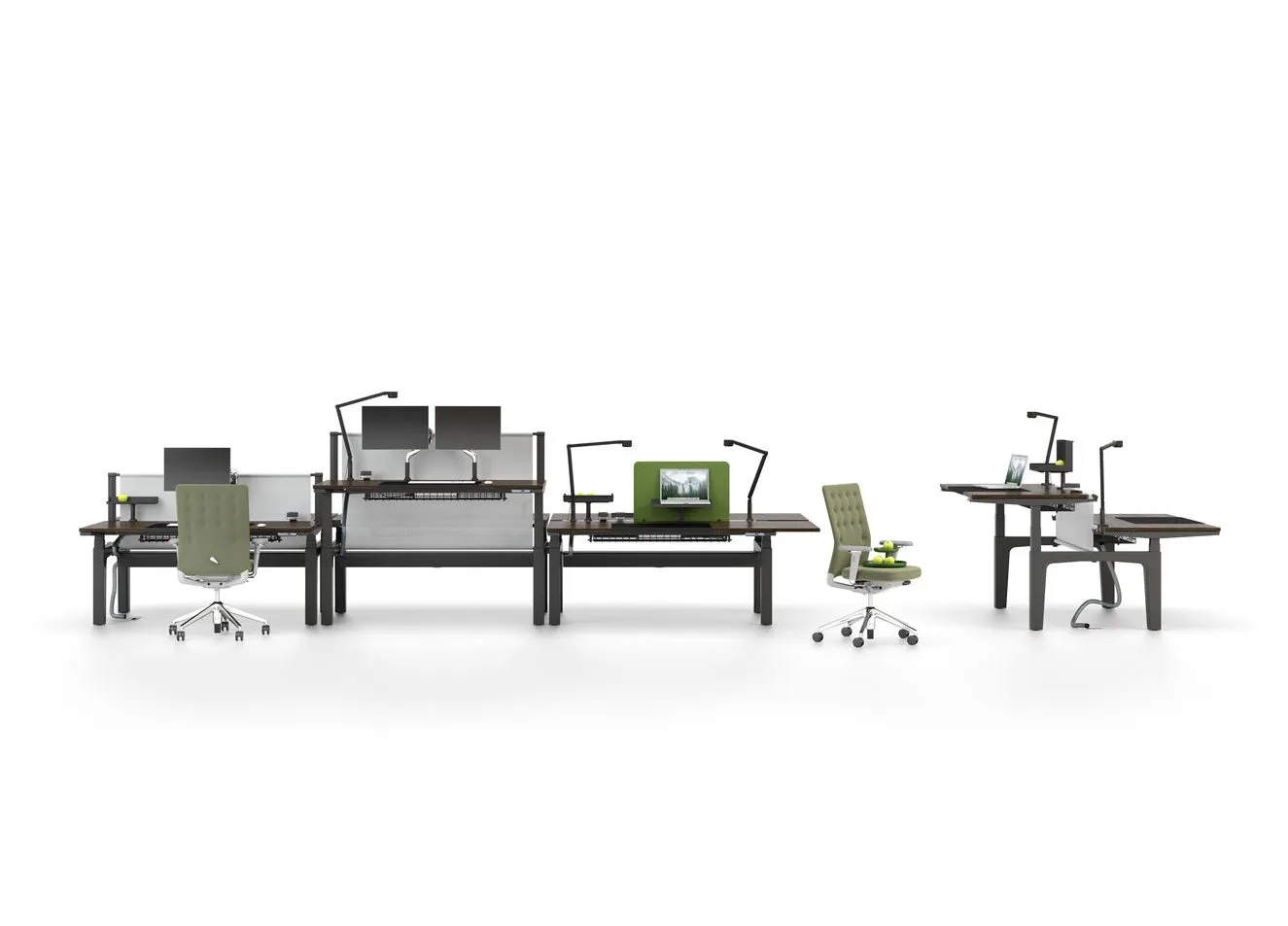 CDS Sit-Stand Cluster - Vitra w Mesmetric