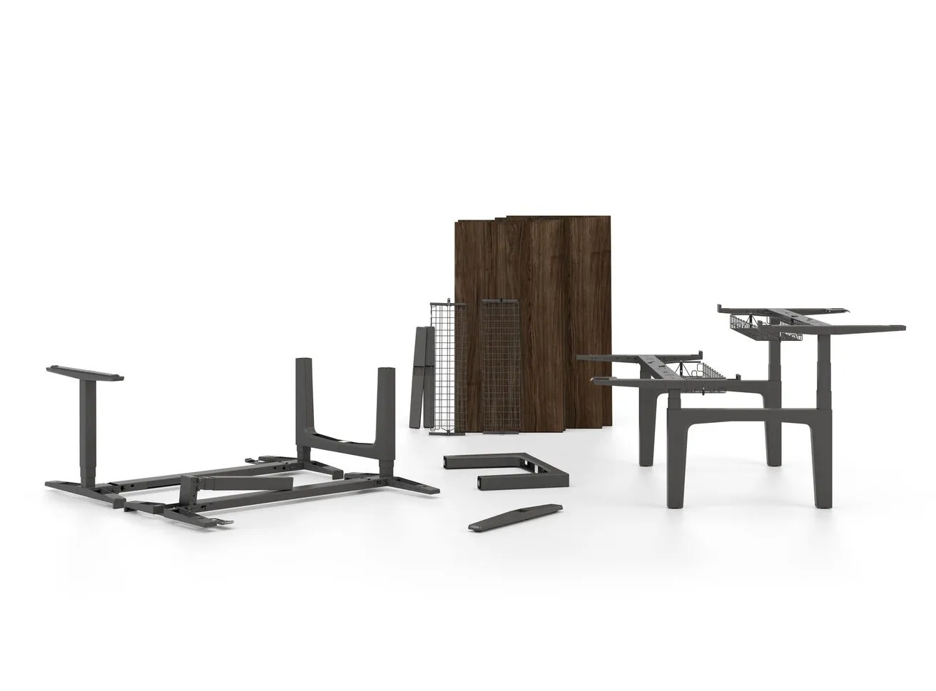 CDS Sit-Stand Cluster - Vitra w Mesmetric