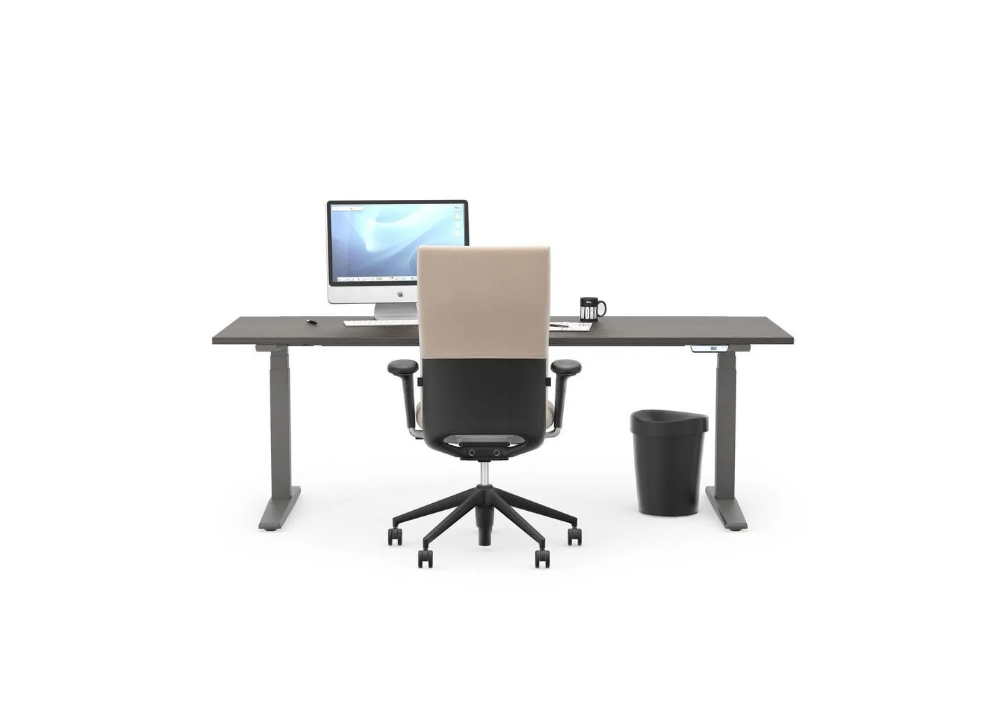 CDS Sit-Stand Table - Vitra w Mesmetric