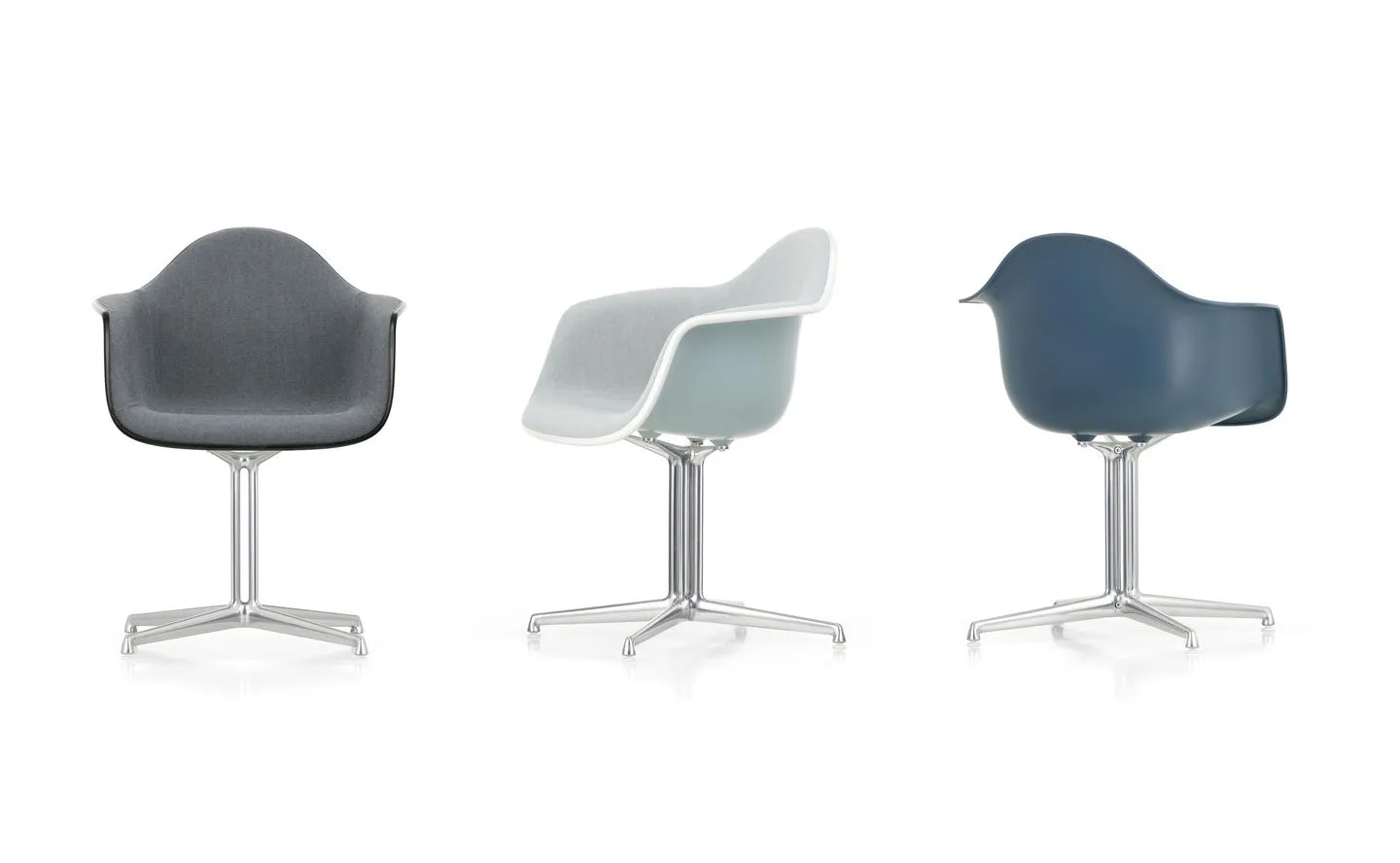Eames Plastic DAL RE Full Upholstery - Vitra w Mesmetric