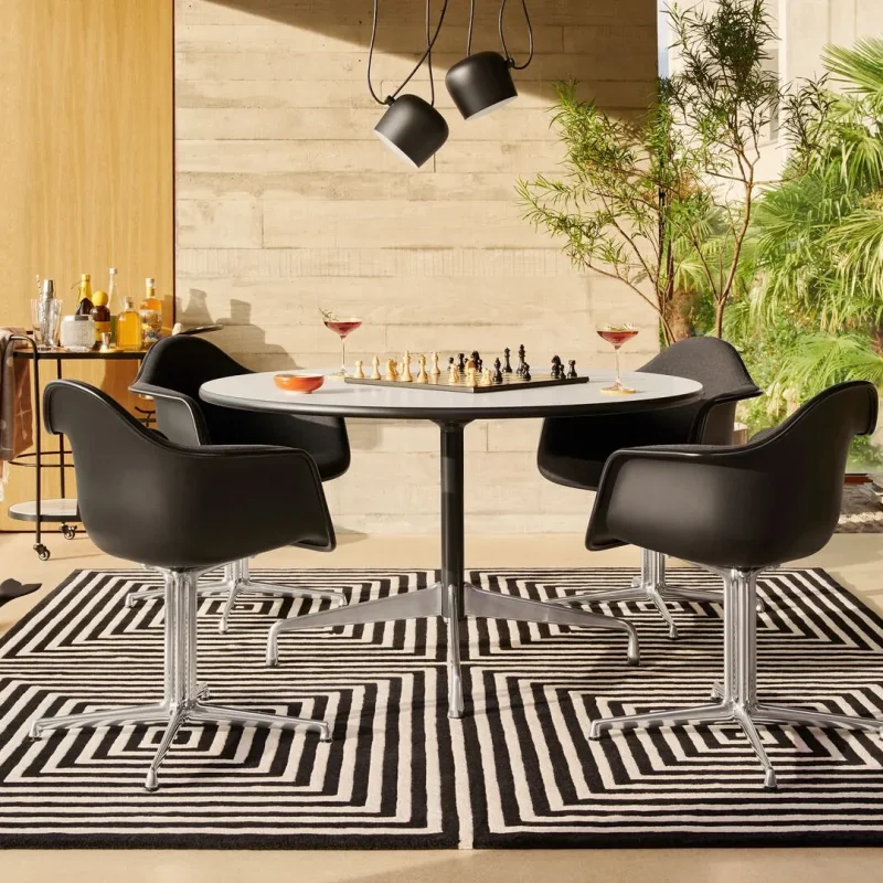 Eames Plastic DAL RE Full Upholstery - Vitra w Mesmetric
