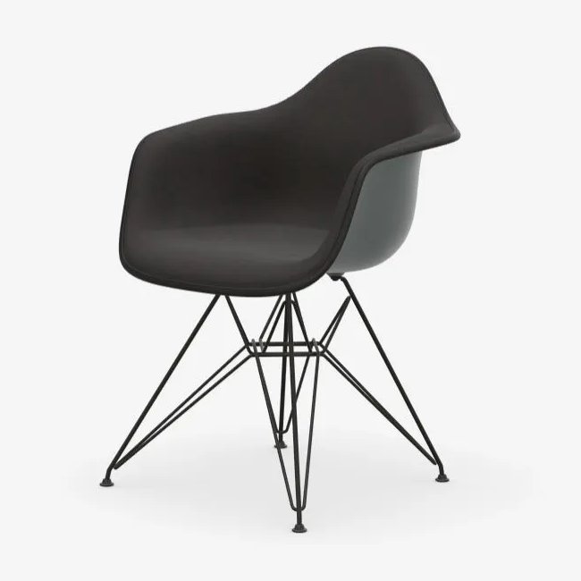 Eames Plastic DAR RE Full Upholstery - Vitra w Mesmetric